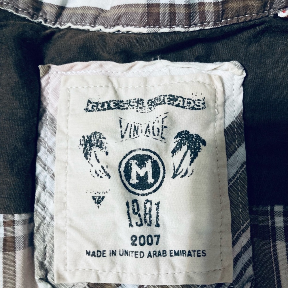 Vintage guess short sleeve button up
